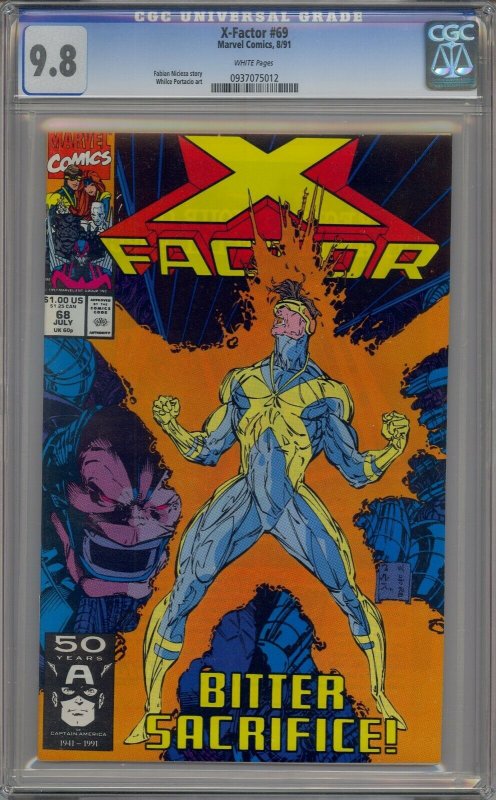 X-FACTOR #68 CGC 9.8  