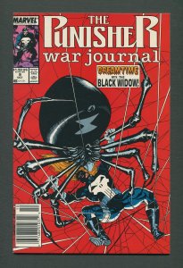 Punisher War Journal #9  / 9.4 NM / Newsstand /  October 1989