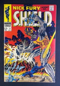 Nick Fury, Agent of SHIELD (1968) #2 NM- (9.2) Jim Steranko