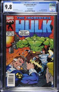 Incredible Hulk #411 (11/93) Graded CGC 9.8 Newsstand Edition