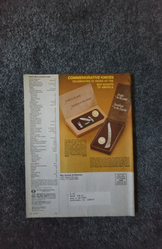 1985 BSA Spring Summer Catalog Boys Leaders Edition Scout Supply Book MINT