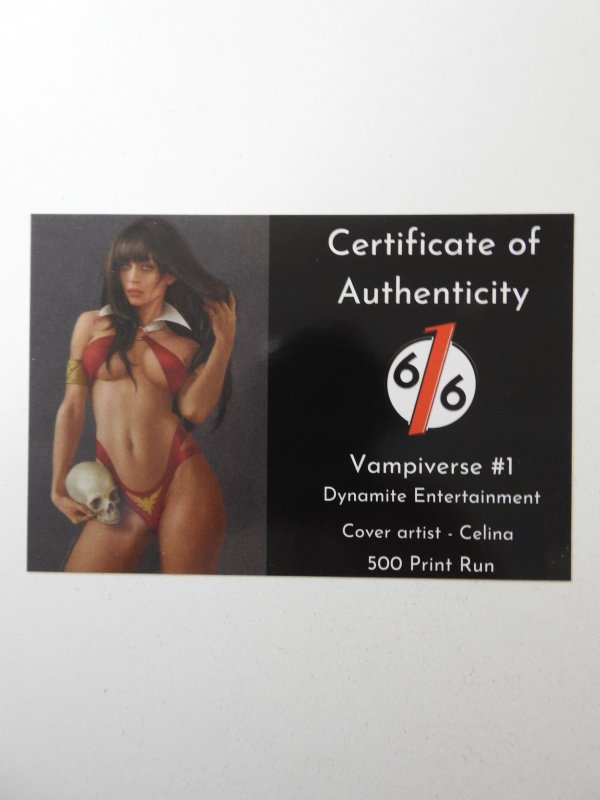 Vampiverse #1 Variant W/ COA