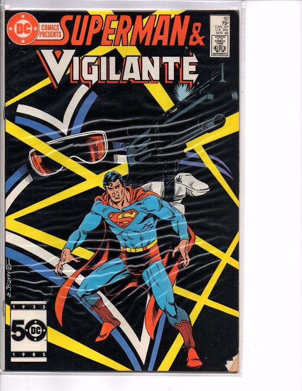 DC Comics Presents #92 Superman and Vigilante  VF