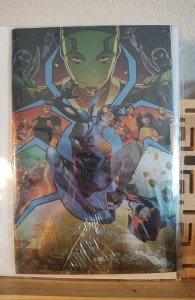 Blue Beetle: Graduation Day #1 Foil Cover (2023) still sealed