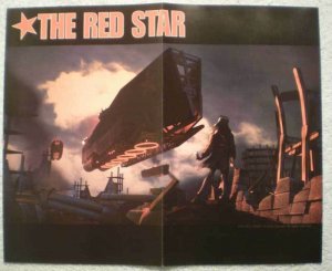 RED STAR Promo poster, 13 x 11, 2000, Unused, more in our store