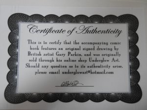 Empress #1 Signed by Gary Parkin W/ Certificate of Authenticity!