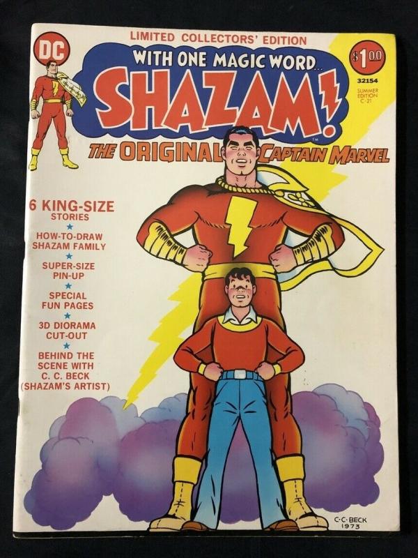 Limited Collectors' Edition Shazam #C-21 1973 Treasury comic FN