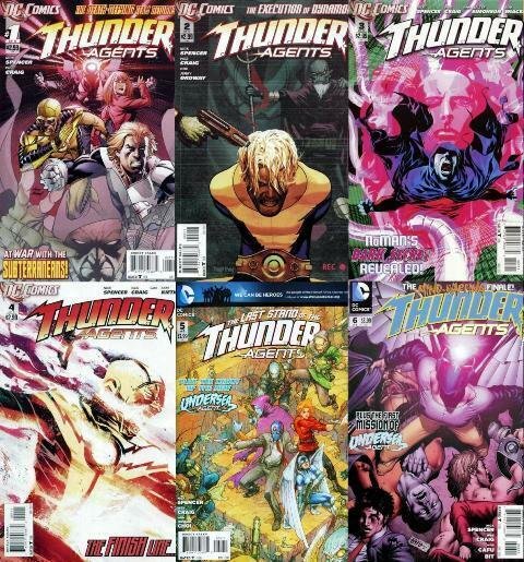THUNDER AGENTS (2012) 1-6  the COMPLETE series!