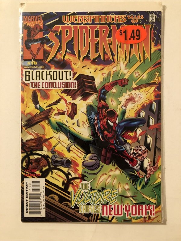 11 WEBSPINNERS TALES OF SPIDER-MAN #1(variant) 1 6 7 9-11 13 15 16 1999 MARVEL 