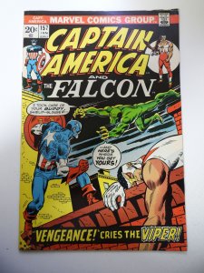 Captain America #157 (1973) FN Condition