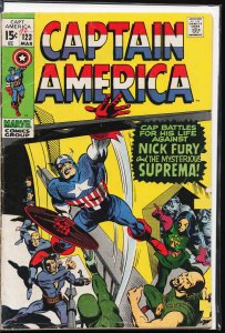 Captain America #123 (1970) Captain America [Key Issue]