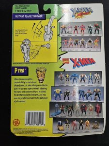 X-Men The Evil Mutants Pyro Mutant Flame Thrower! 1994 Marvel Action Figure...