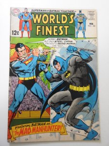 World's Finest Comics #182 (1969) VG Condition!