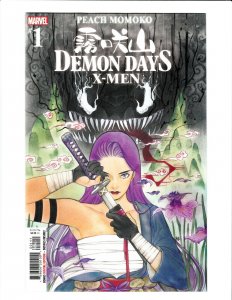 Demon Days: X-Men #1 Marvel 2021 NM 9.4+ Peach Momoko cover. 