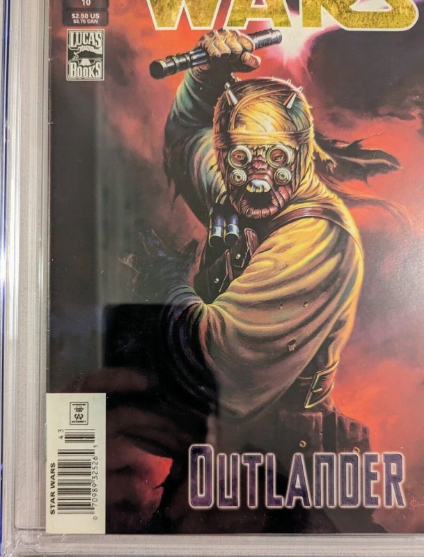 Star Wars 10 CGC 9.2 Rare Newsstand Copy 1st A'Sharad Hett (Darth Krayt) Key