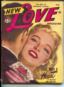 New Love 3/1950-female pulp authors-pin-up girl cover art-VG