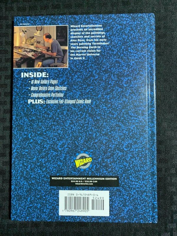 1999 ALEX ROSS Wizard Millenium Edition HC VF 8.0 SIGNED