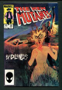 New Mutants #20 / 7.5 FN/VFN /  October  1984