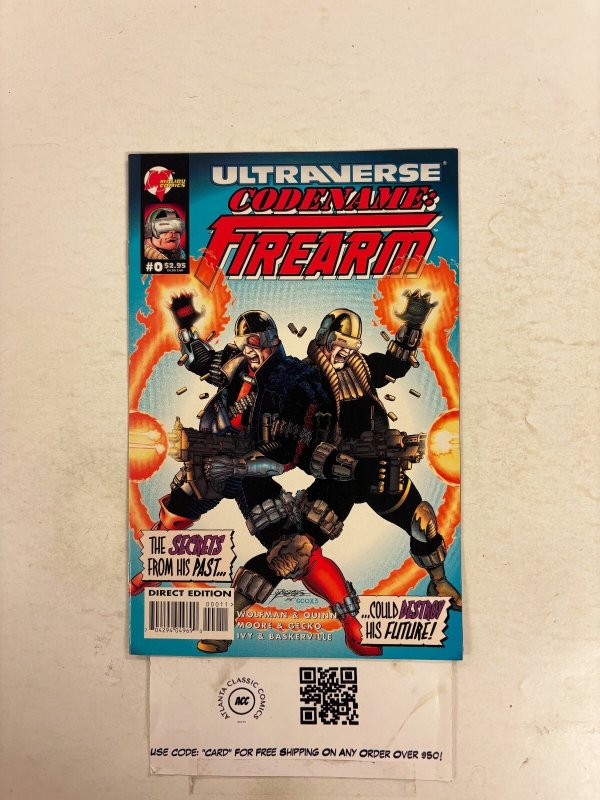 Codename: Firearm #0 NM Malibu Comic Books Ultraverse Prime Hardcase 17 HH109