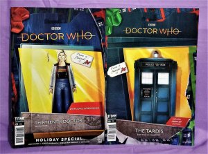 DOCTOR WHO 13th Doctor Holiday Special #1 - 2 Action Fig Variant (Titan, 2019)!