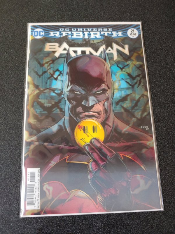 BATMAN #21  LENTICULAR COVER NEAR MINT