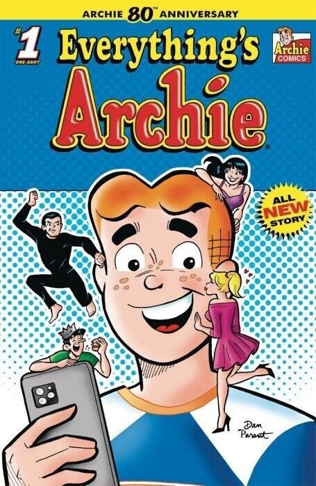 ARCHIE 80TH ANNIVERSARY EVERYTHING'S ARCHIE #1 COMPLETE SET SIX COVERS NM.