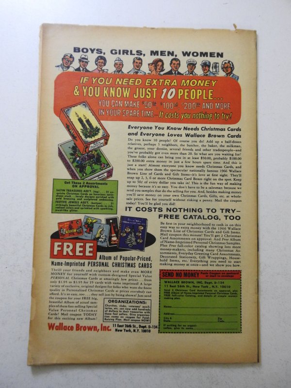 Fantastic Four #54 (1966) VG Condition moisture stains