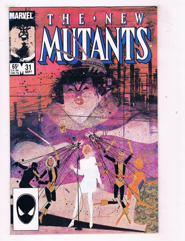 The New Mutants #31 VF Marvel Comics Comic Book Sept 1985 DE40 AD14
