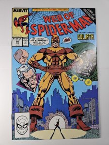 Web of Spider-Man #60 VF+ 1989 Marvel Comics C142A