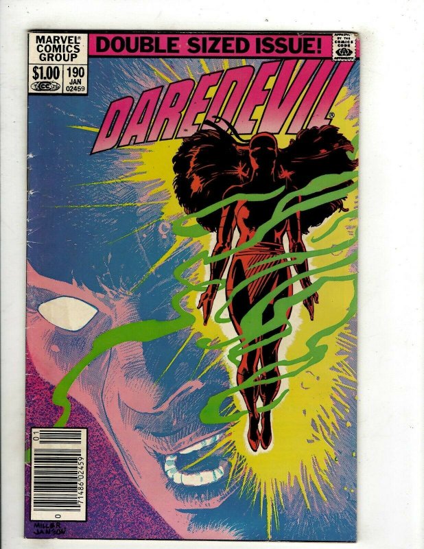 Daredevil # 190 FN Marvel Comic Book Defenders Avengers Hulk Thor Iron Man YY10 