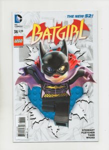 Batgirl #36 - Lego Variant Cover! New 52! - (Grade 9.2) 2015