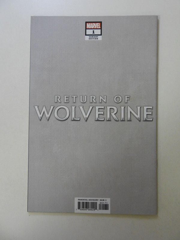 Return of Wolverine #1 (2018) variant NM- condition