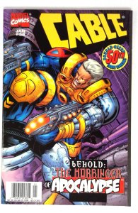 Cable #50 (1997) NEWSSTAND Apocalypse Harbinger Marvel NM-