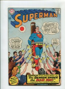 SUPERMAN #184 (3.0) THE DEMON UNDER THE RED SUN!! 1966