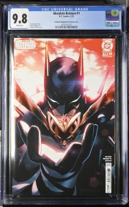 ABSOLUTE BATMAN #1 DC COMICS 2024 4TH PRINT SIMONE DI MEO VARIANT CGC 9.8 NM