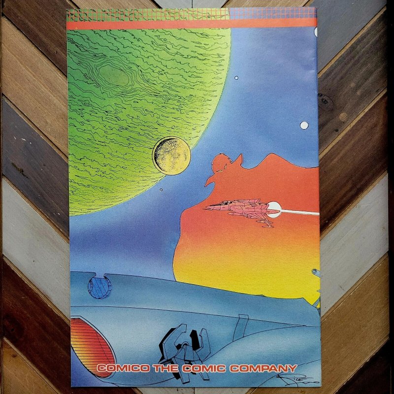 STAR BLAZERS #1 FN/VF (Comico 1987) Wraparound cover DOUG RICE / First Issue