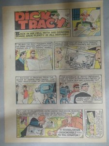 Dick Tracy Sunday Page by Chester Gould from 8/14/1977 Size: 11 x 15 inches