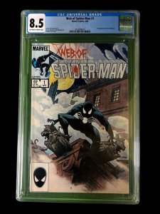 Web of Spider-Man #1 CGC 8.5 Marvel Comics 1985