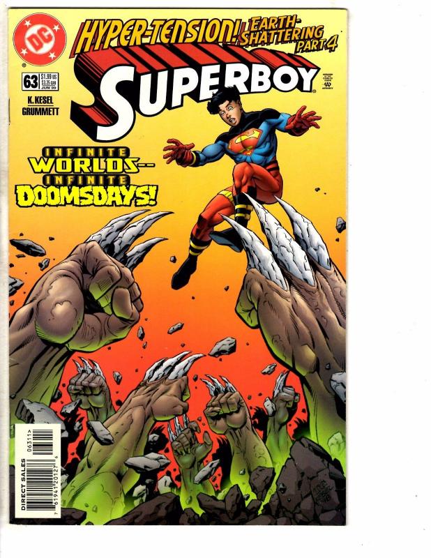 9 Superboy DC Comic Books # 56 57 58 59 61 62 63 64 65 Flash Superman Arrow J214