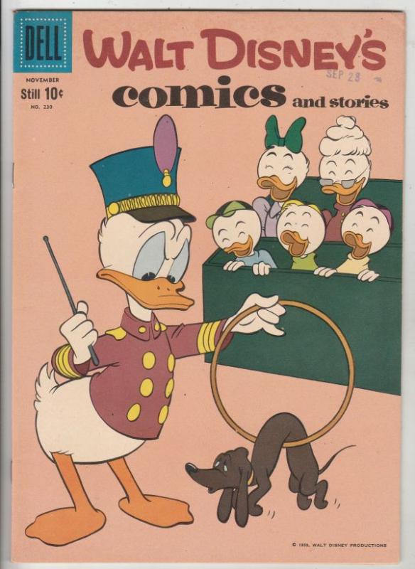 Comics and Stories, Walt Disney's #230 (Nov-59) VF/NM High-Grade Donald Duck,...