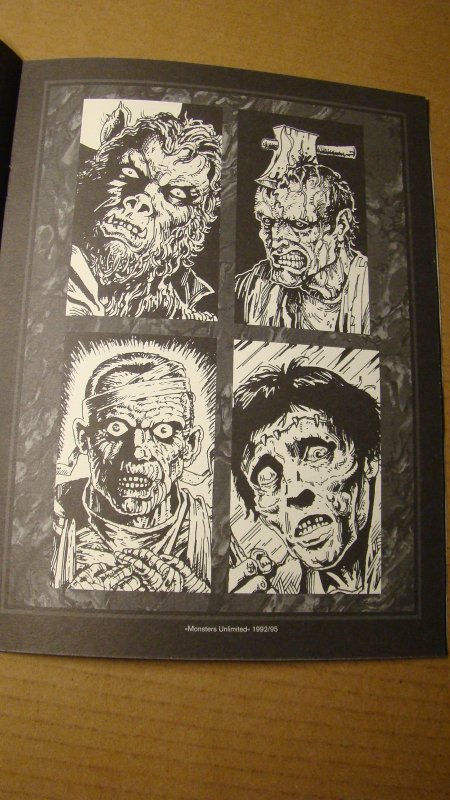 GERMAN EDITION - STRANGE PULP ART *VF+ 8.5* FRANKENSTEIN DRACULA WEREWOLF BRIDE