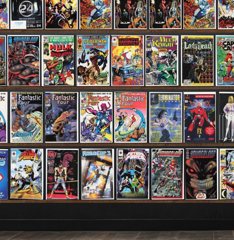 Huge Lot 150+ Comics with Megaton Man, Youngblood, Brigade, Judge Dredd & More!