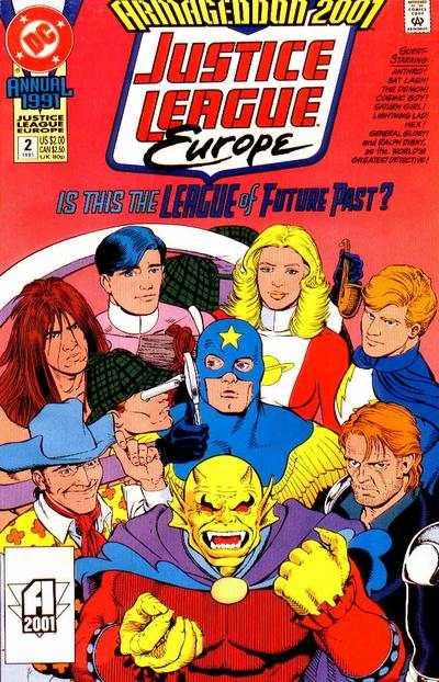 Justice League Europe Annual #2, VF+ (Stock photo)