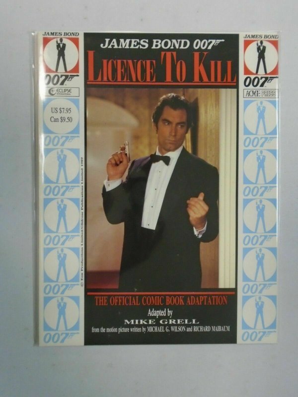 James Bond 007 Licence To Kill Graphic Novel NM (1989 Eclipse)