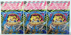 Sonic Disruptors Lot of 3 #5 x3 (1988) DC Comics 1st Print Comic Books