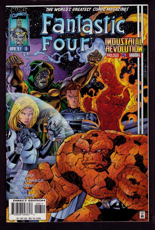 Fantastic Four #6 (2nd Series, Apr 1997, Marvel)   7.5 VF-
