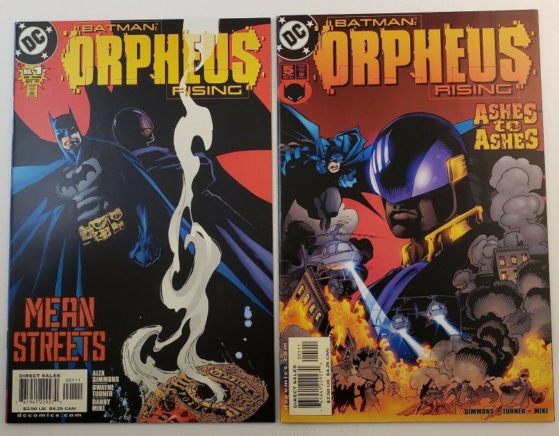 Batman: Orpheus Rising #1-5 Complete Set High Grade NM DC Comics 2001 