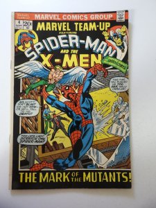 Marvel Team-Up #4 (1972) VG- Condition moisture stains