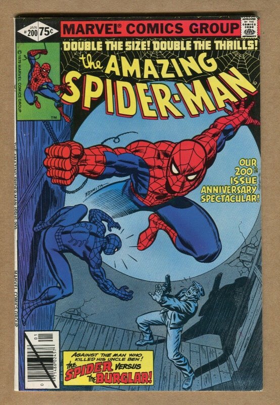 Amazing Spider-Man #200 - Spider Versus The Burglar! - 1979 (Grade 8.0) WH