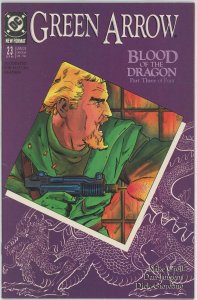 Green Arrow #23 (1987) - 8.0 VF *Blood of the Dragon*